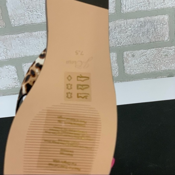 J. Crew NEW Leopard Calf Hair Cross Strap Sandals - Picture 6 of 8